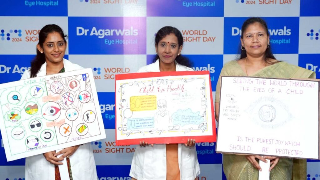 Dr Agarwals Conducts Eye Checkups