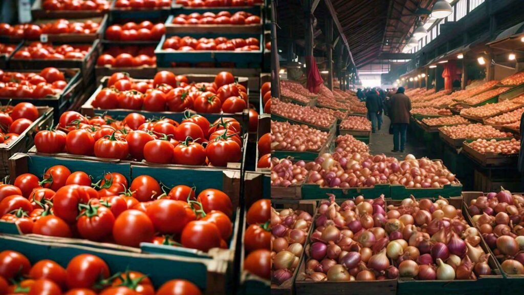 tomato onion at low price