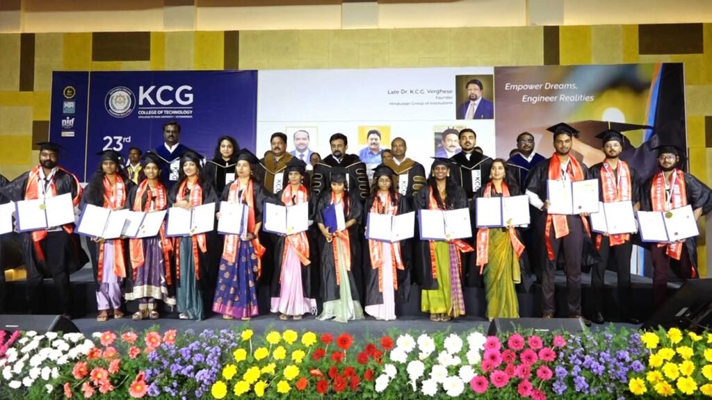 kcg college of technology 23rd graduation