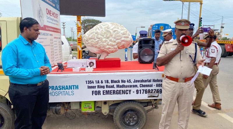Prashanth Hospitals launches stroke awareness campaign