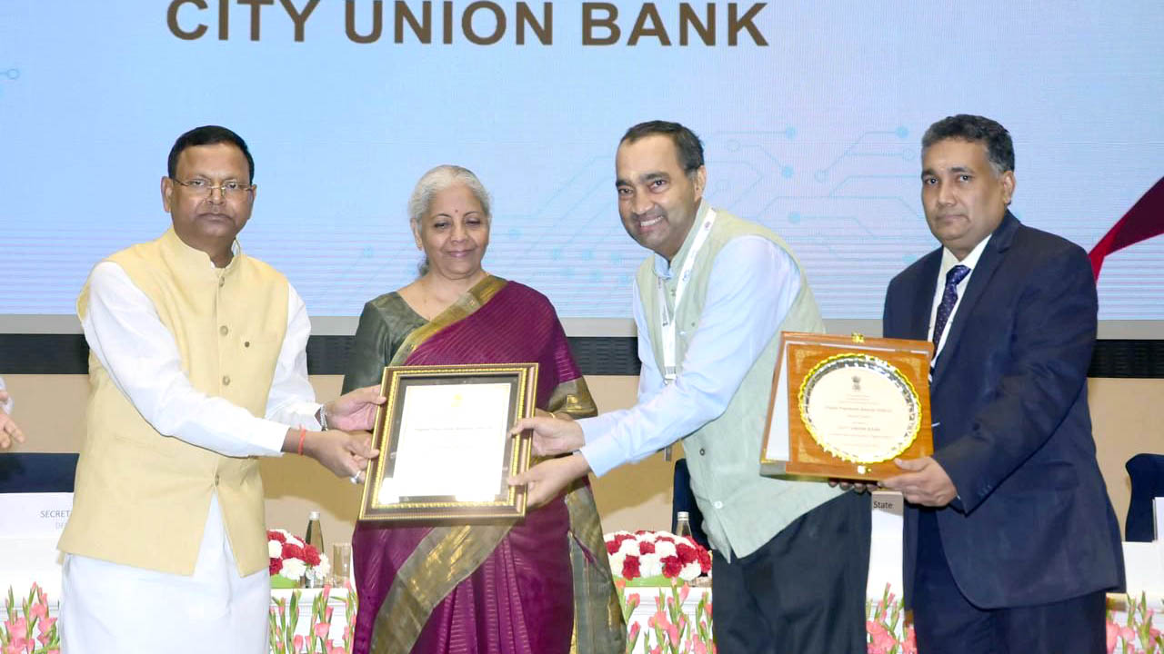 City Union Bank receives Digital Payments Award