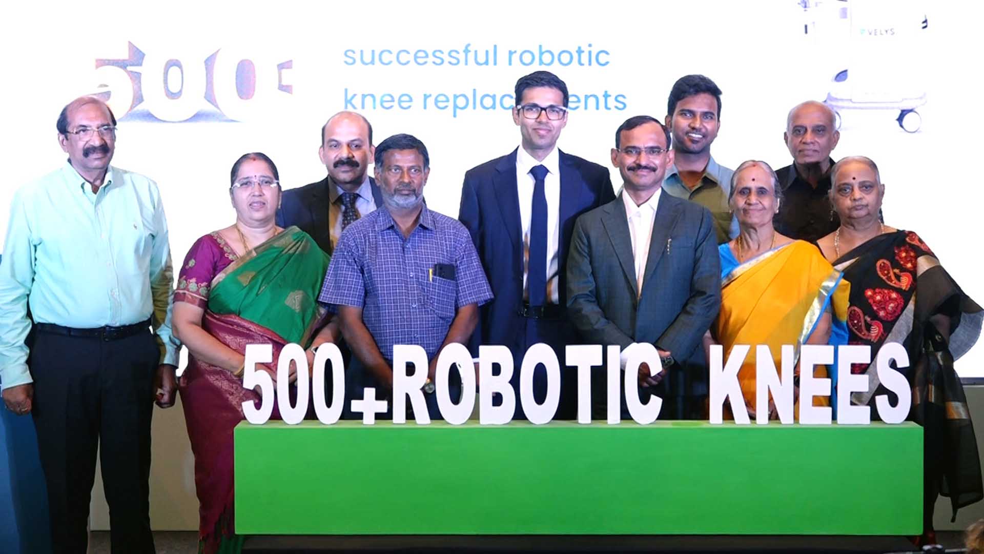 Prashanth Hospitals Achieves Milestone in Robotic Knee Replacement Surgeries
