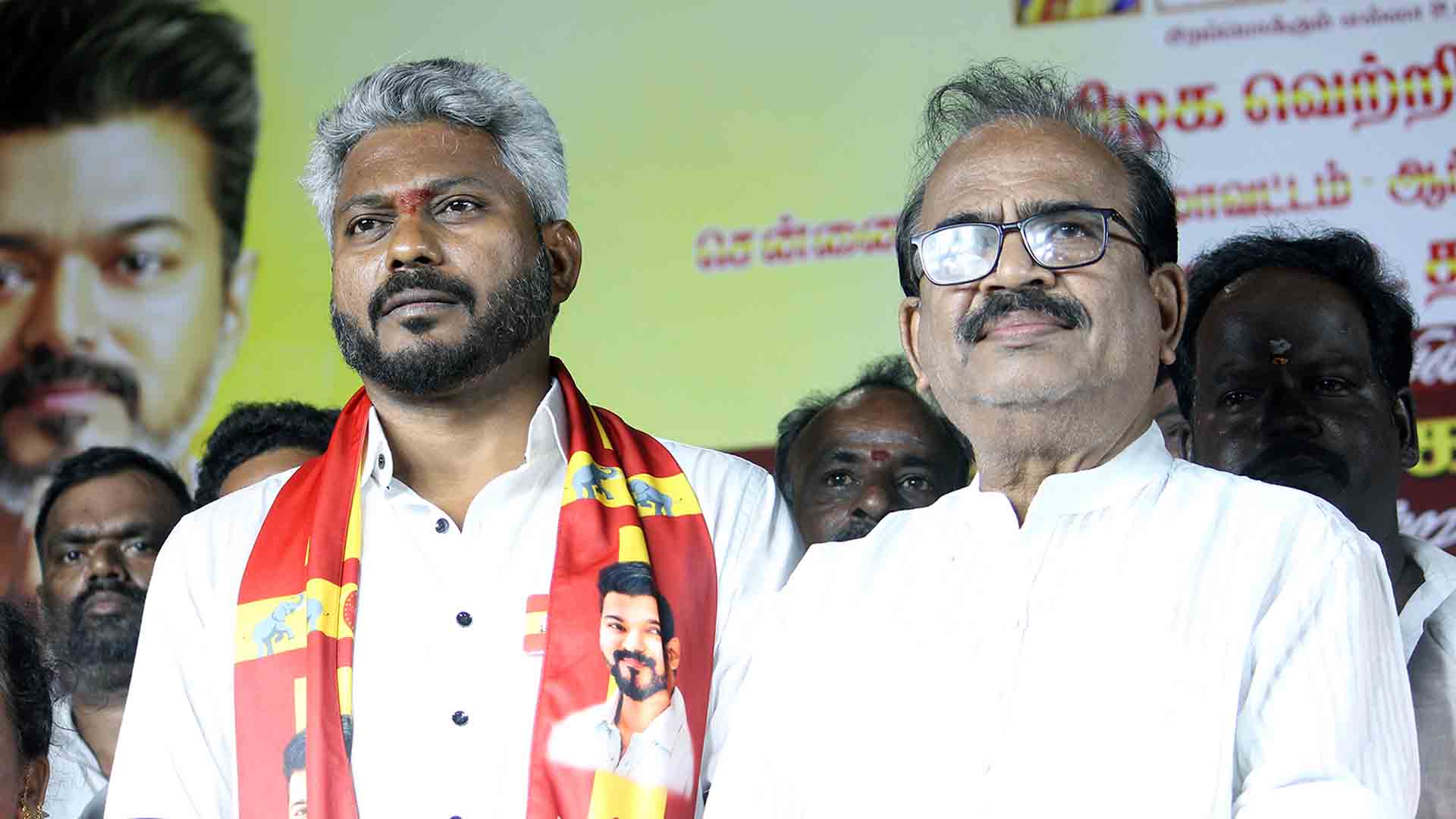 TVK Conducts Policy Awareness Meeting, Distributes Welfare Aid to 500 in R.K. Nagar