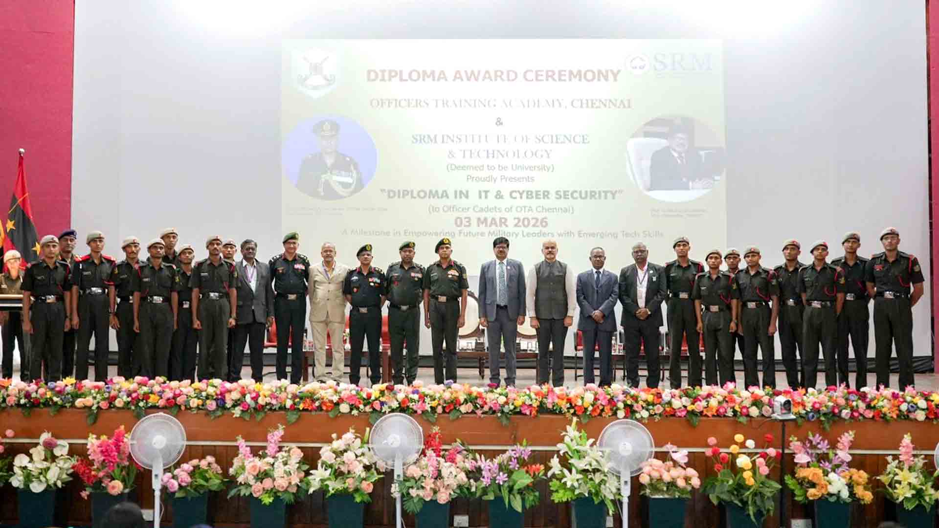 350 கேடெட்டுகள் ஐ.டி., சைபர் பாதுகாப்பு டிப்ளோமா பெற்றனர்