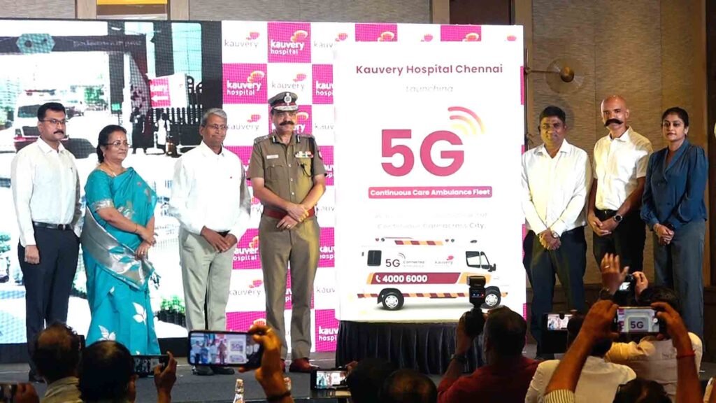 Kauvery Hospital Launches 5G Ambulance Service Across Chennai