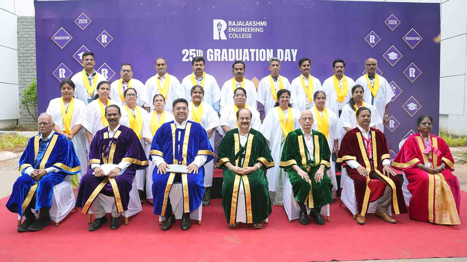 Rajalakshmi Engineering College’s 25th Graduation Day Held; 1,968 Students Receive Degrees